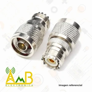 Adaptador RF UHF Hembra a N Macho
