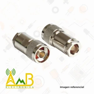 Conector N Macho para Cable RG8-RG213-LMR400