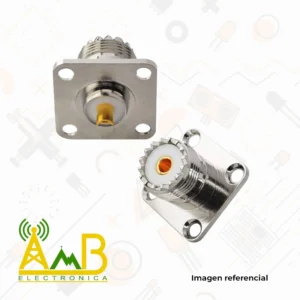 Conector SO239 Hembra para Panel