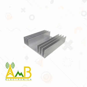Disipador De Aluminio En Barra 12,3x6,7cm (1cm Lineal)