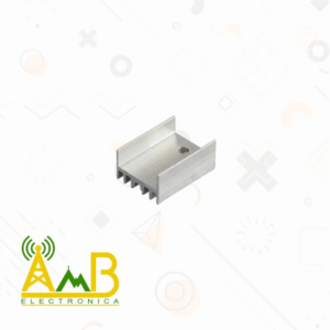Disipador De Aluminio Mediano Para To-220 25x24x15mm