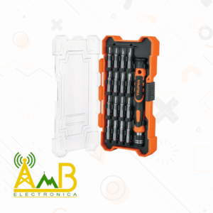 Juego de Desarmadores de Joyero Truper – 16 Puntas Intercambiables, Mango de Aluminio