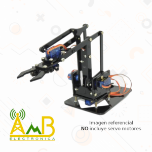 Kit Brazo Robotico 4Dof Acrilico