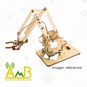 Kit Brazo Robotico 4Dof Mdf – Madera (referencia)