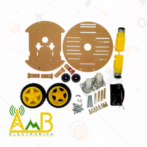 Kit Coche Redondo 4 Ruedas Acrilico 2Wd