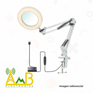Lampara de escritorio con lupa X8 y luz led