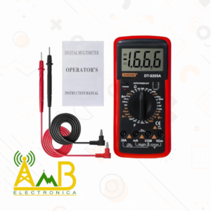 Multimetro Aneng Dt9205A + Accesorios