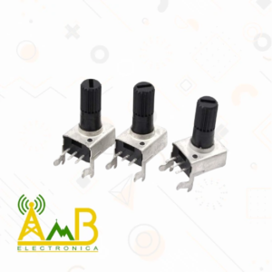 POTENCIOMETRO RV09 3PINES 18mm 10K-20K-50K-100K