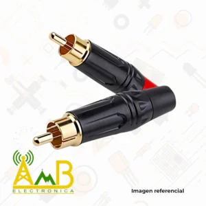 Plug RCA metalico alta calidad