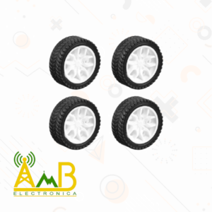 Rueda De Goma Solido 38X12mm