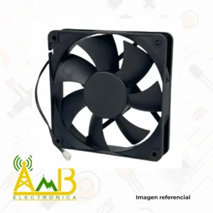 Ventilador DC 12x12x3,8cm 12V 0,5A