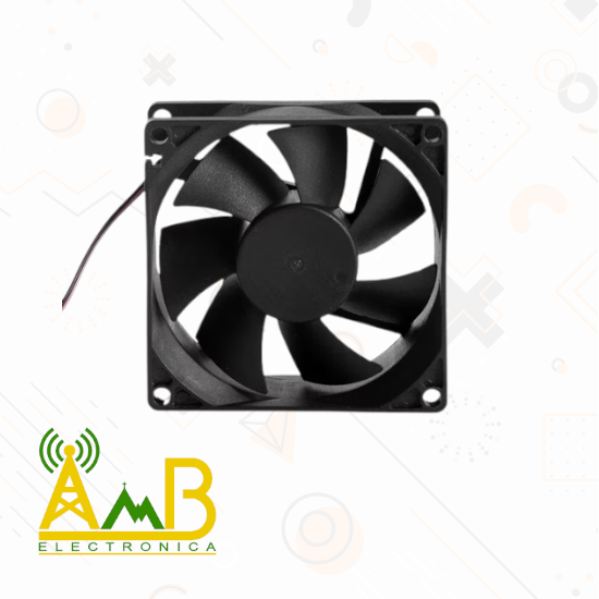 Ventiladora 8x8cm 24V 0.16A brushless fan