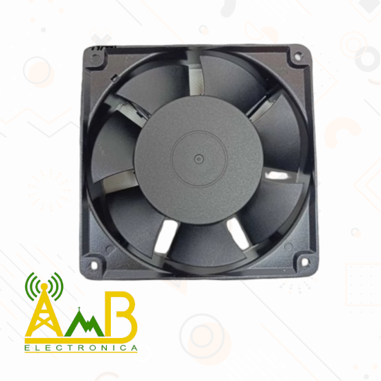 Ventilador Hidráulico 220V 12x12cm Alta Calidad