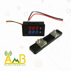 Voltimetro 100V Dc Amperimetro 50A