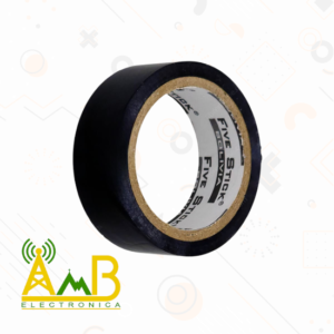 cinta aislante five stick negro 20Y
