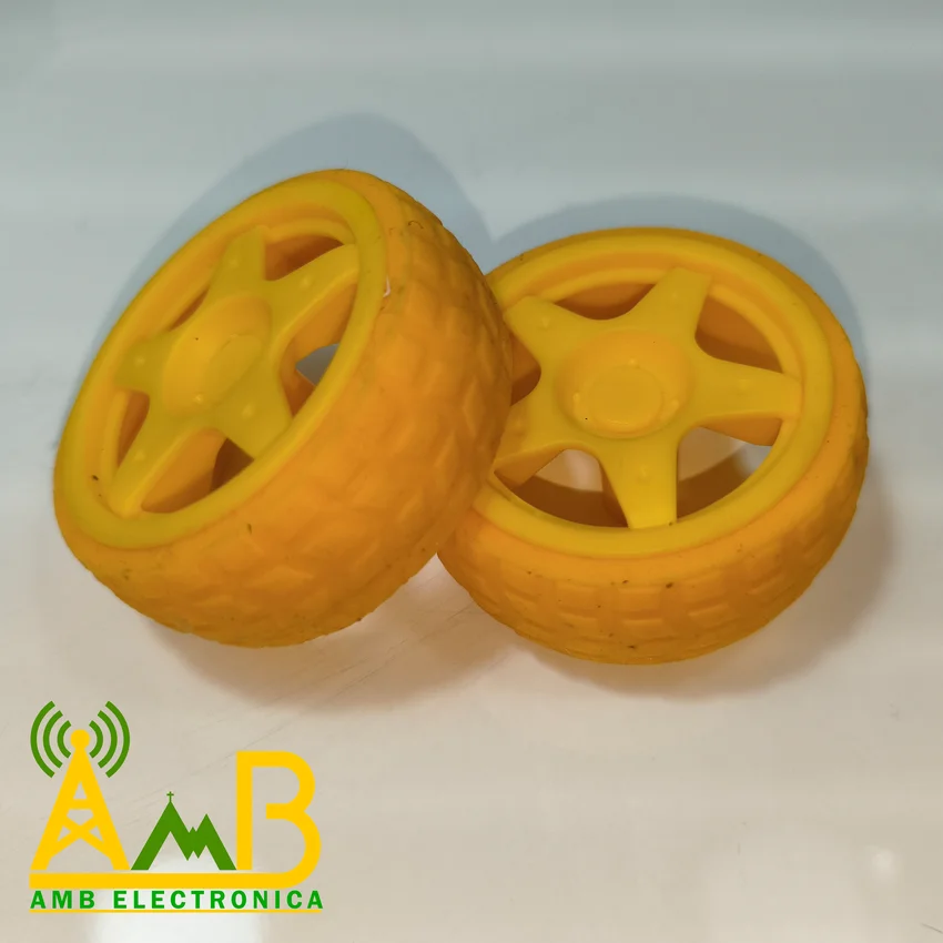 Rueda con patrón V2 caucho silicona