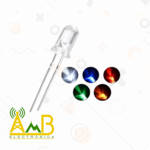 led transparente 5mm colores