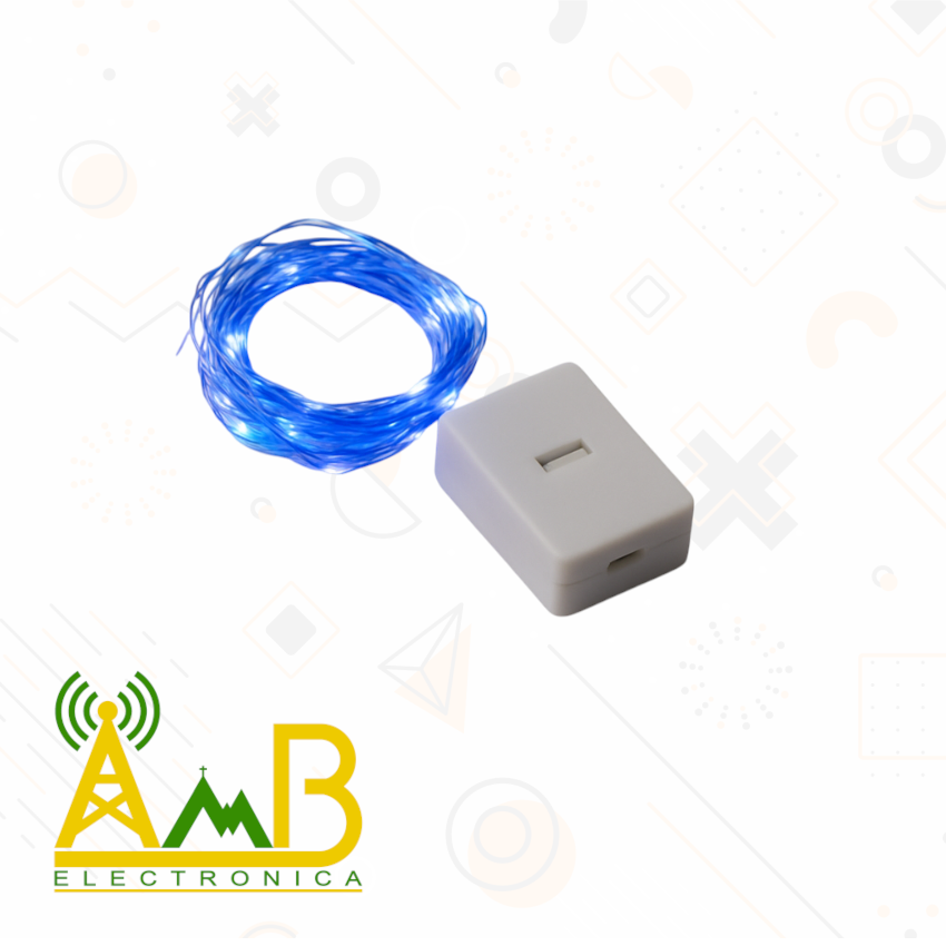 luces led fantasia azul