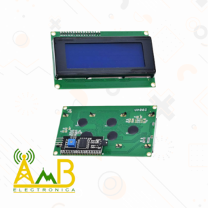 pantalla LCD 20x4 fondo azul + I2C