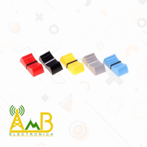 perilla rectangular para potenciometro deslizable