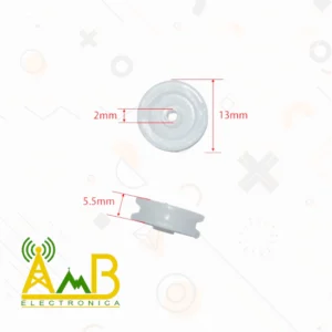 polea de plastico 13x5,5mm