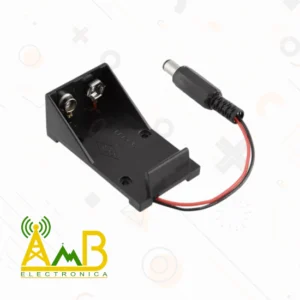 porta bateria con plug DC