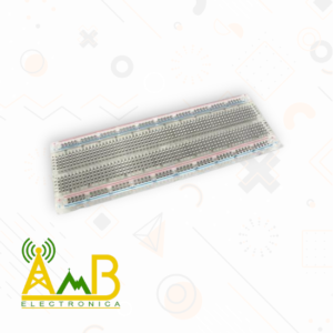 protoboard transparente 830 puntos