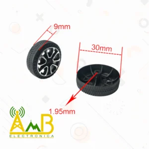 rueda plastica 30x10mm