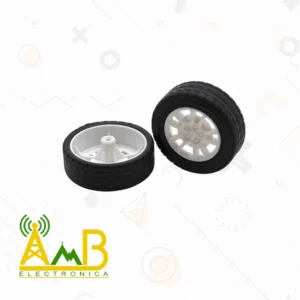rueda plastica 38x12mm